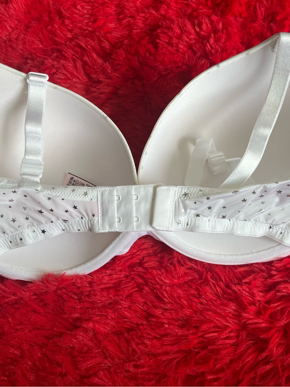 Victoria's Secret Sexy Tee Push Up Bra with Silver Star Print Size 34DDD NWT - Picture 12 of 13